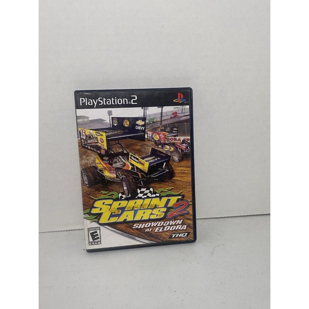 Sprint Cars 2: Showdown at Eldora (Sony PlayStation 2, 2008) PS2 Complete